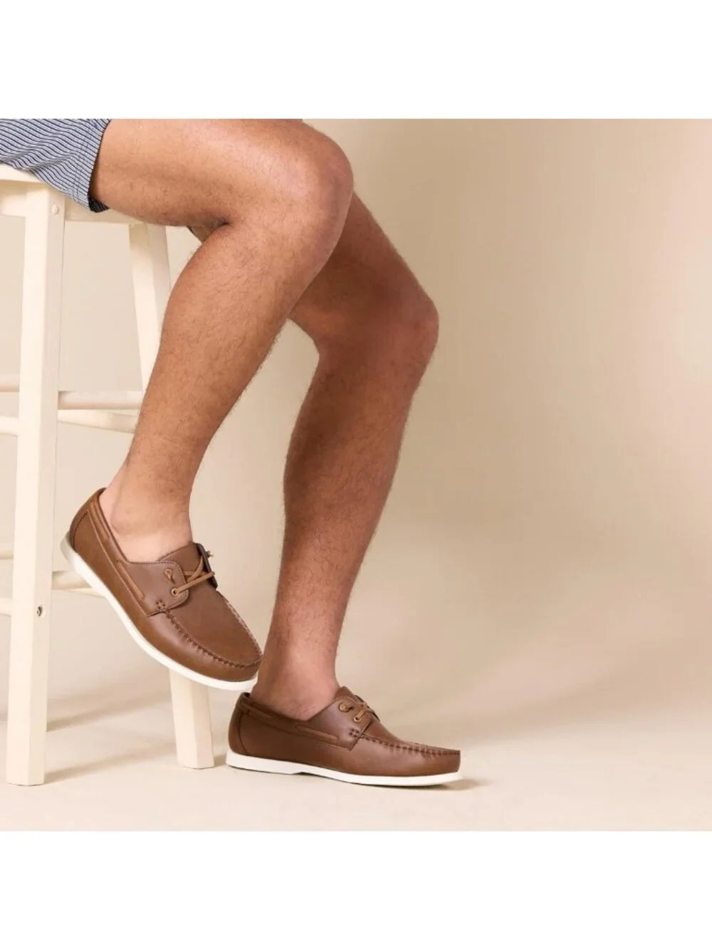 Men's Slip-On Boat Shoes - Ventilated, Non-Slip Design for Comfort & Style